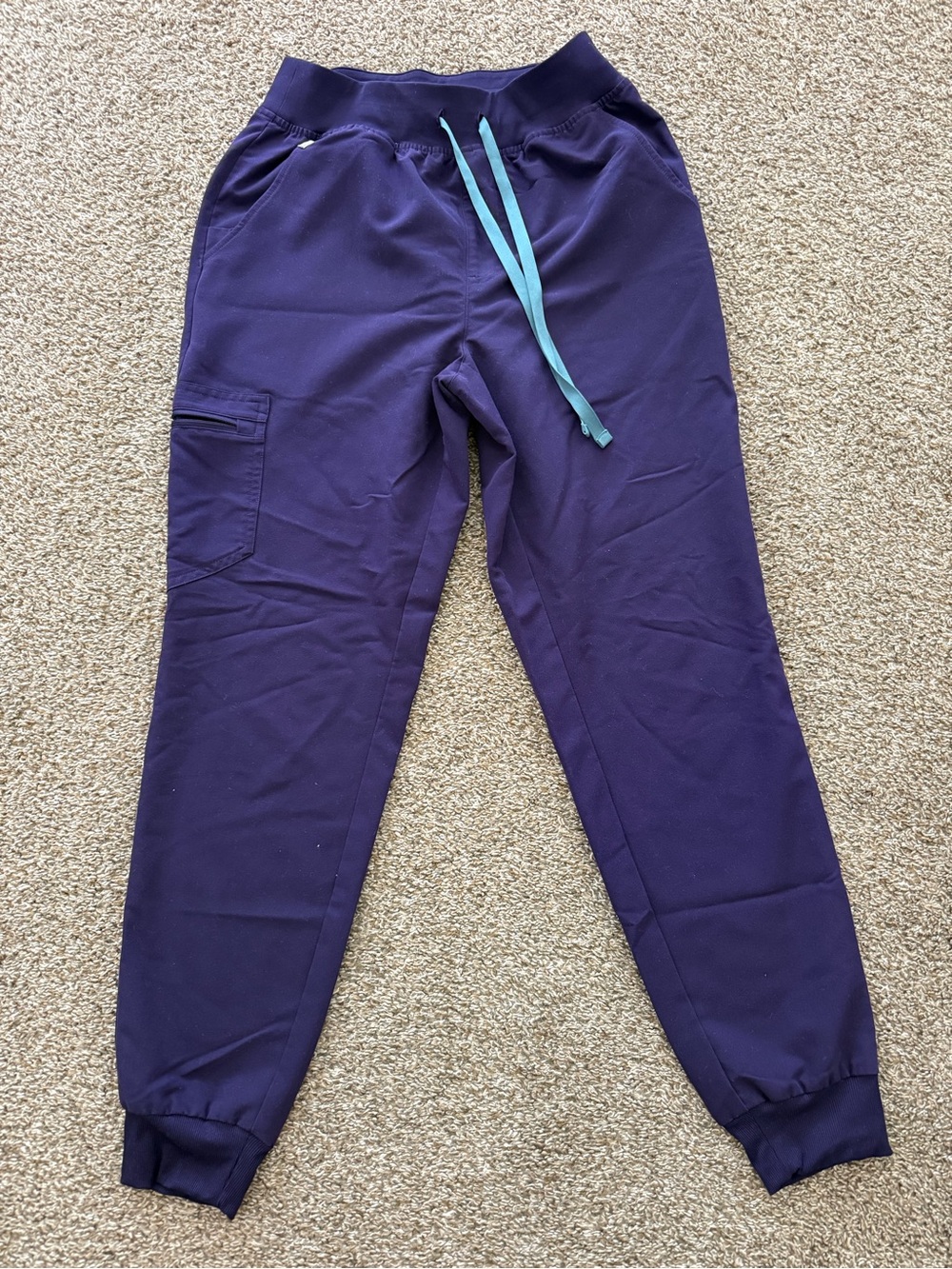 FIGS Purple Joggers Scrubs Medium